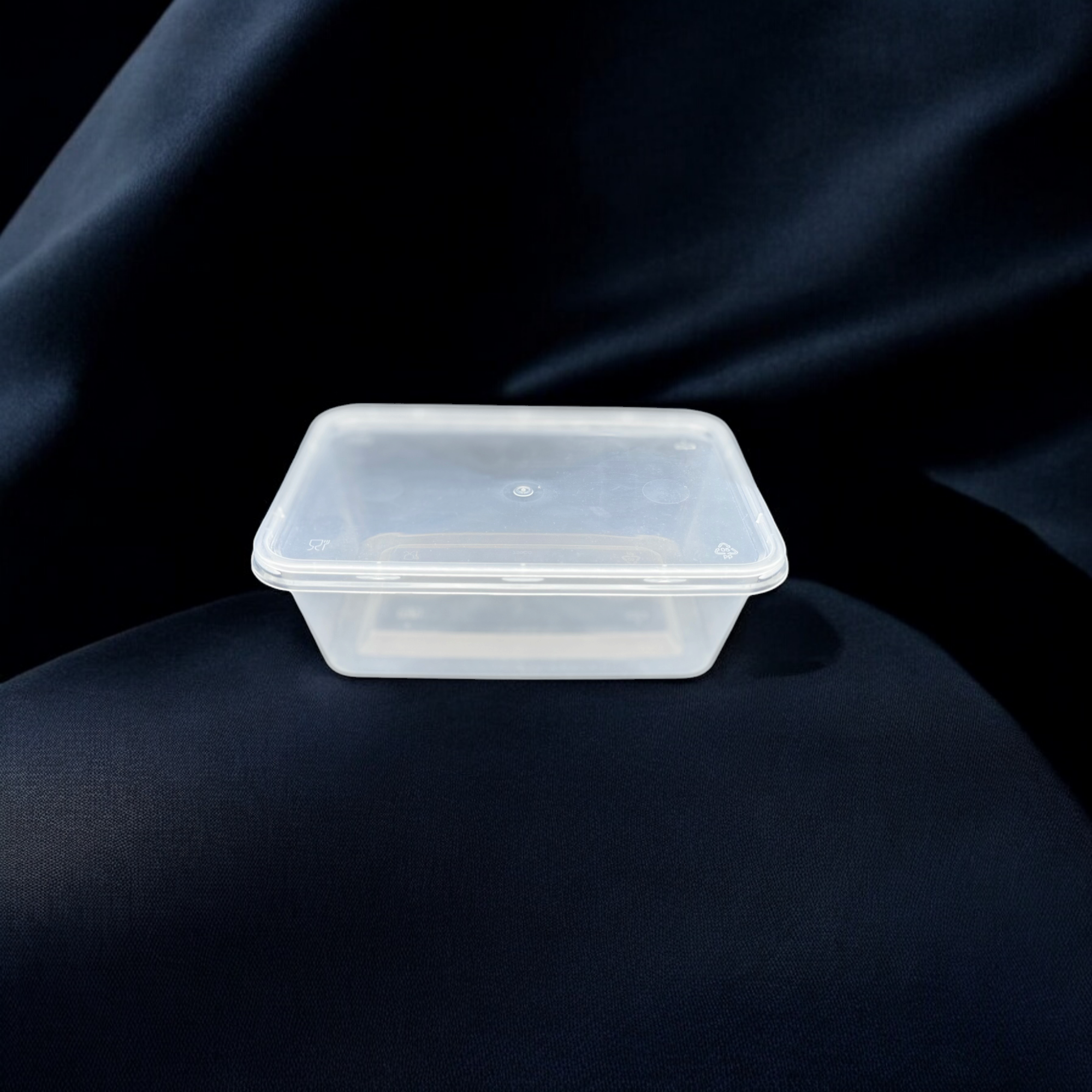 Barquette injectée translucide 750 ml + couvercle